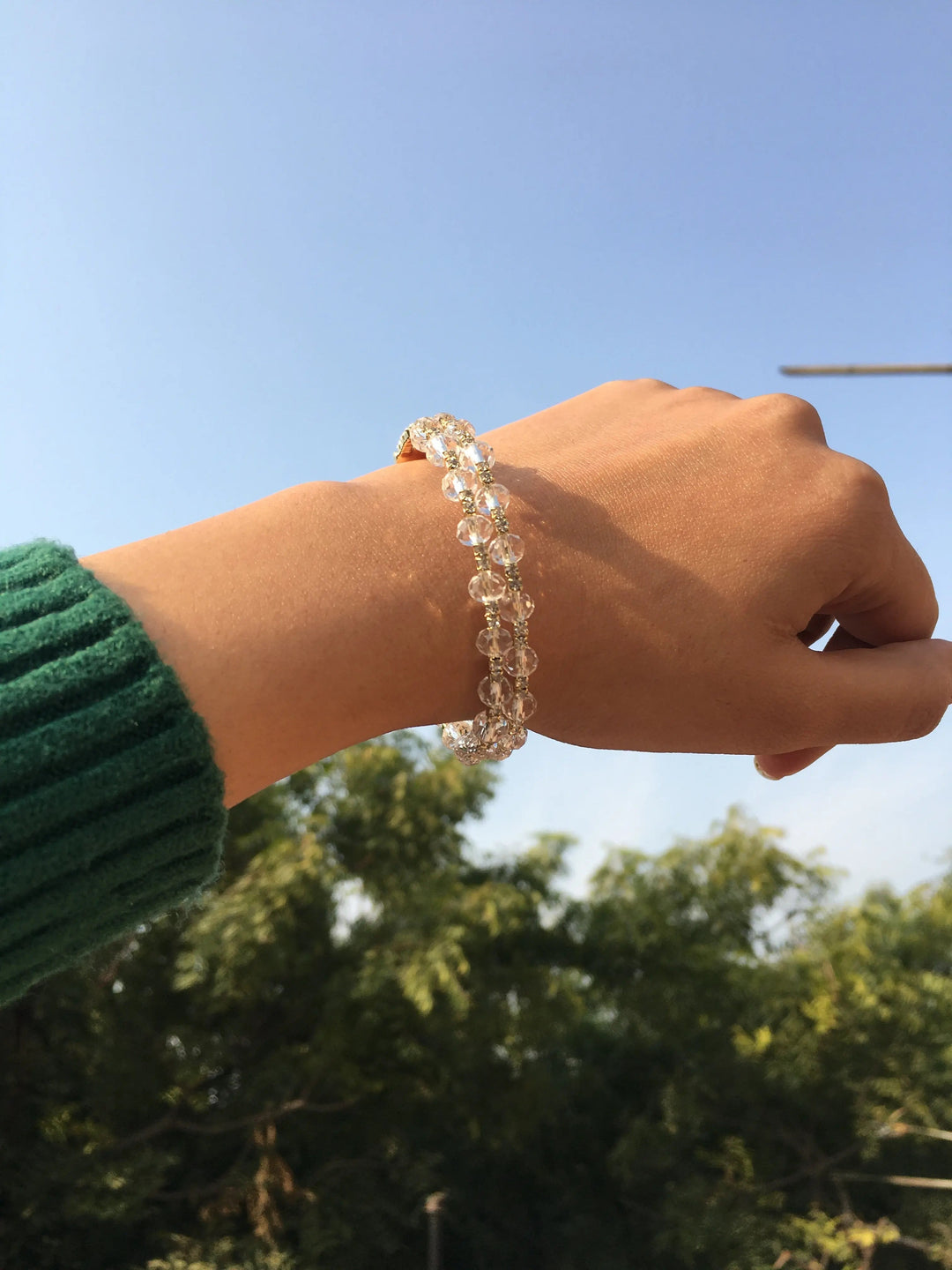 Lucky Pearls Cuff Bracelet - Gold - Salty Accessories