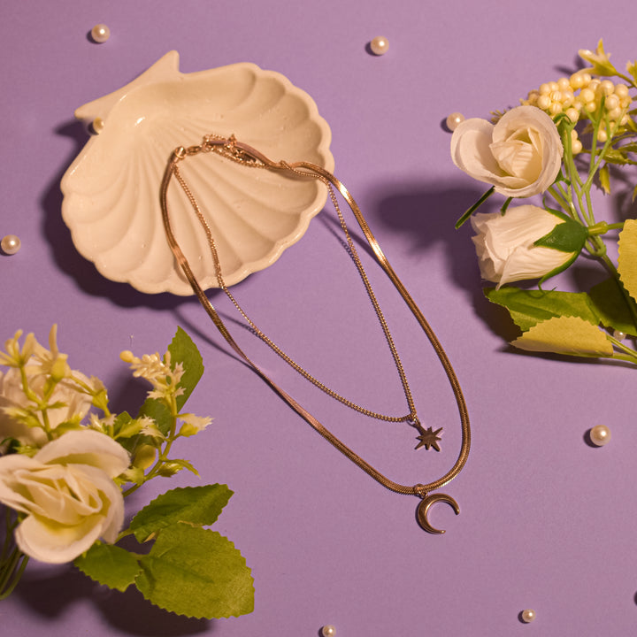 Luminous Daydream Necklace- Rose Gold Salty