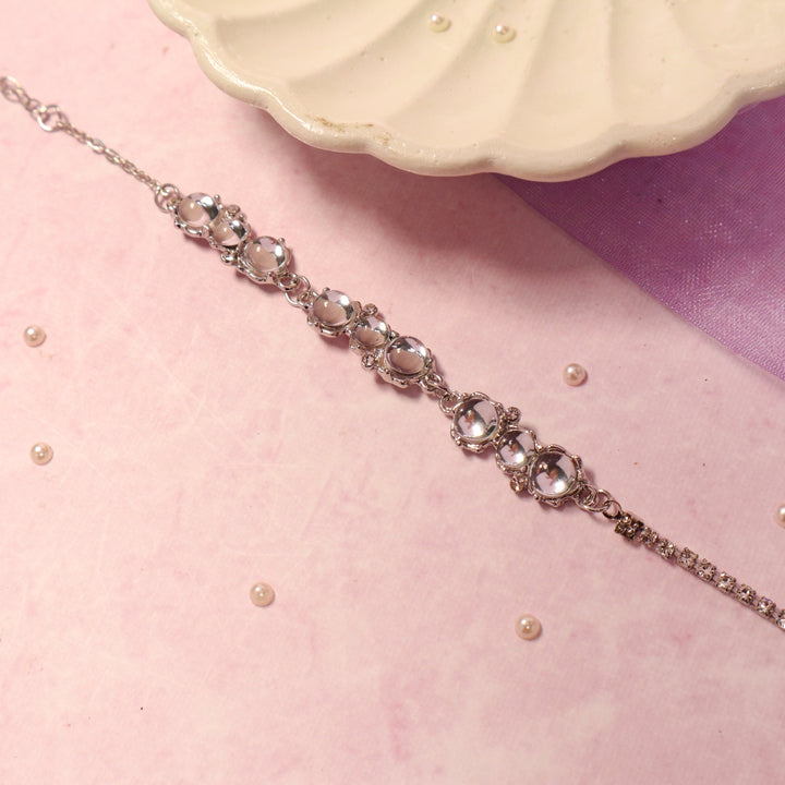 Luminous Diamonds Cascade Bracelet