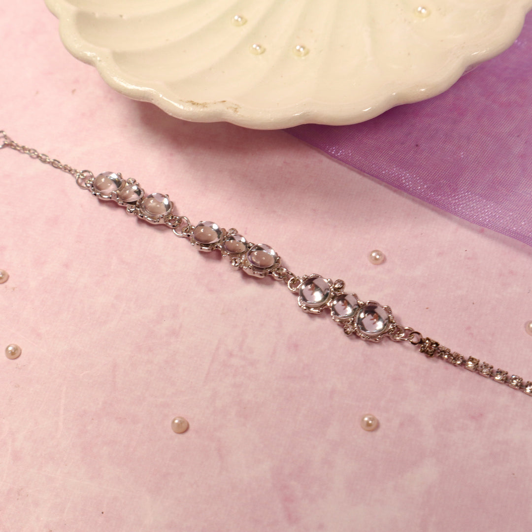 Luminous Diamonds Cascade Bracelet