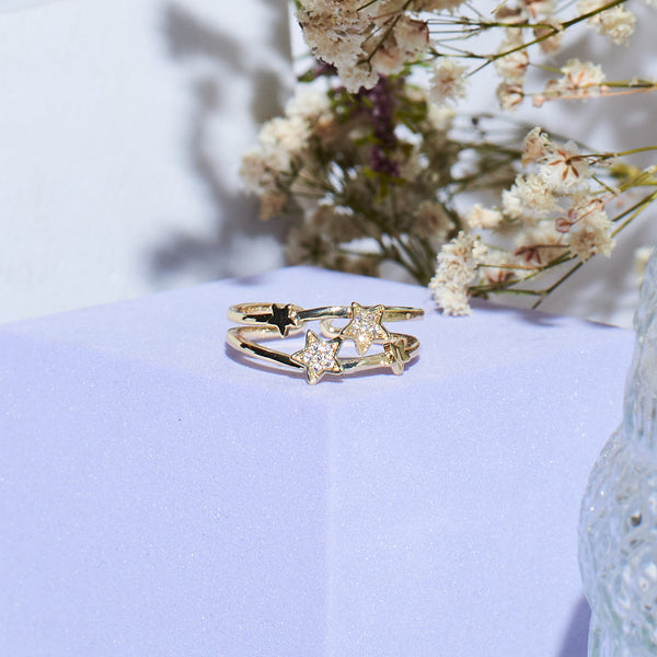 Luminous Golden Ring