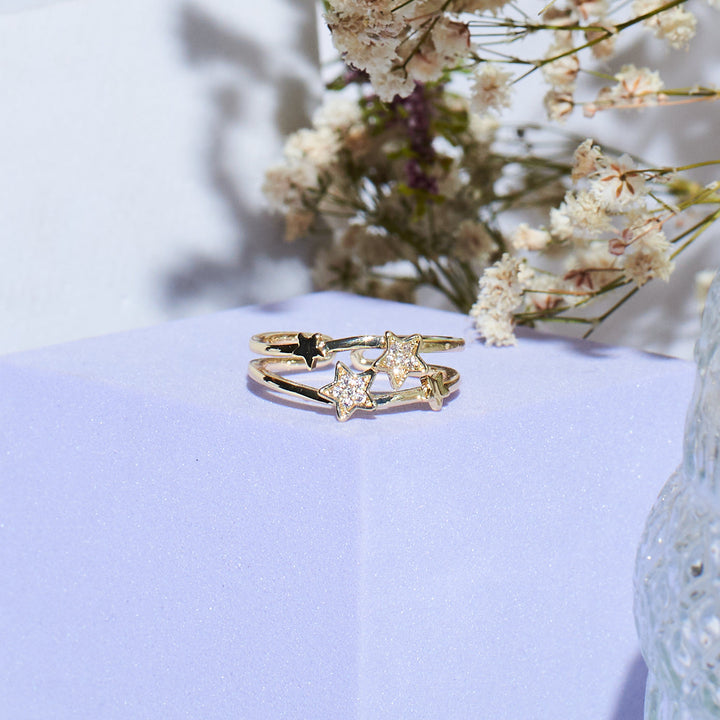 Luminous Golden Ring - Salty Accessories
