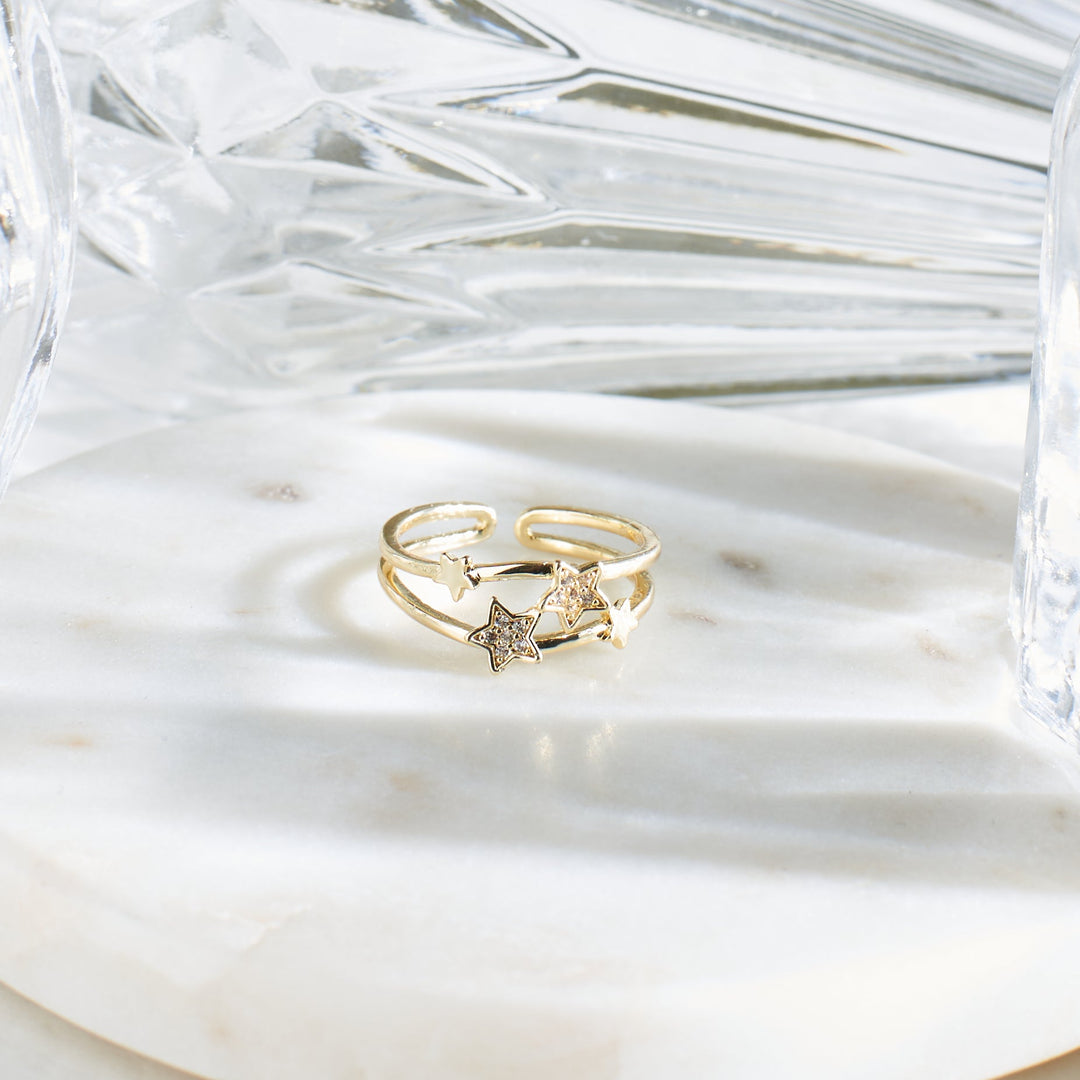Luminous Golden Ring - Salty Accessories