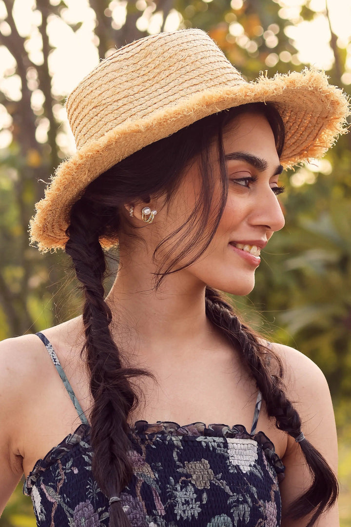 Luna Pearl Drop Earrings - Salty Accessories