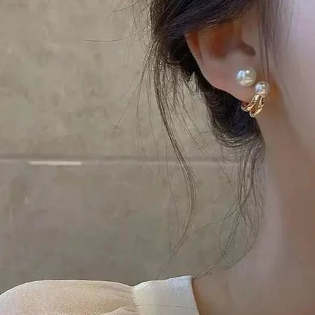 Luna Pearl Drop Earrings - Salty Accessories