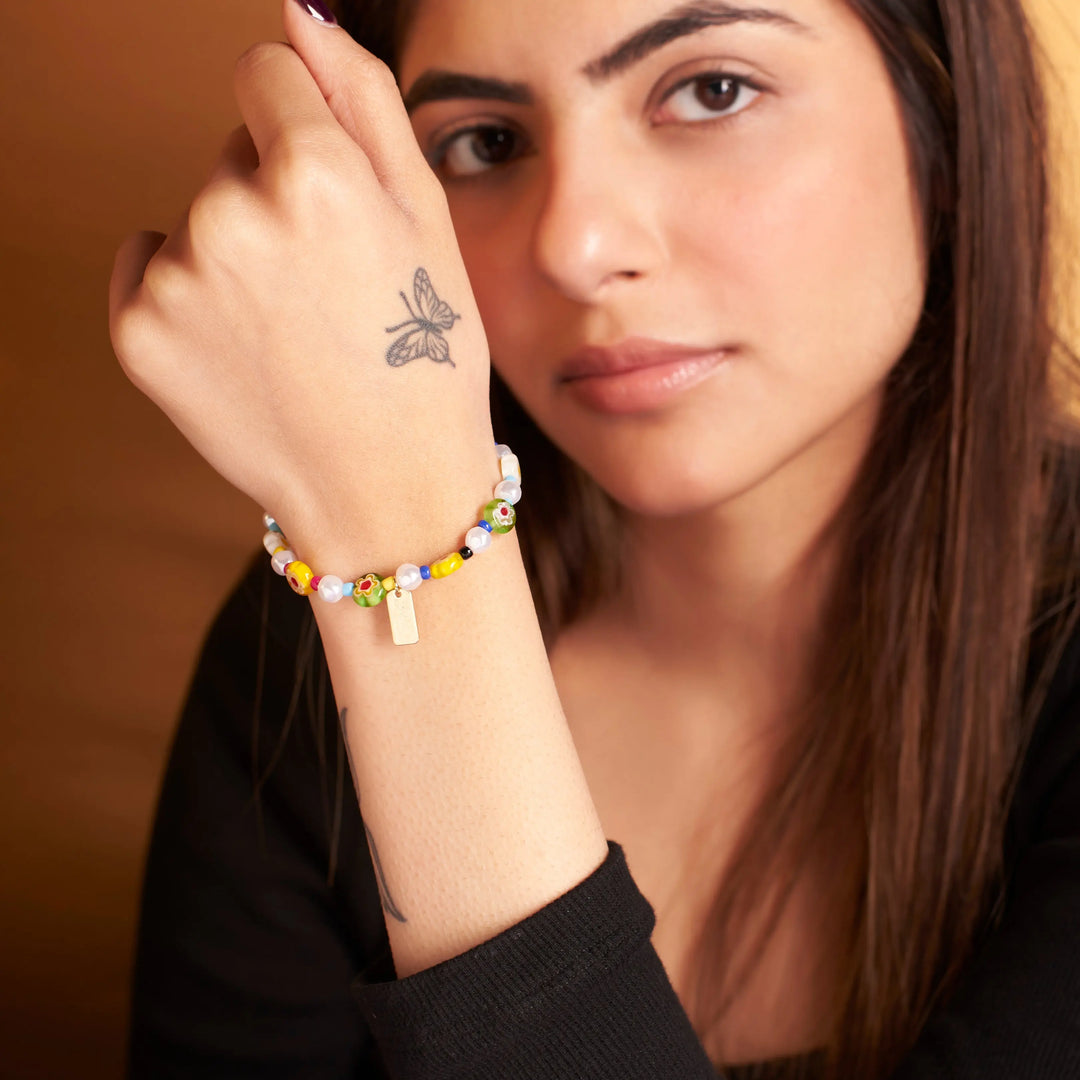 Lush Natural Beaded Band - Salty Accessories