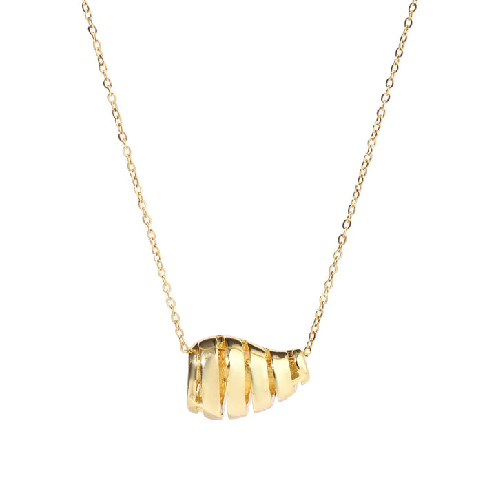 Lustrous Golden Necklace - Salty Accessories
