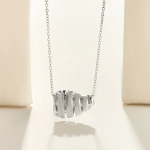 Lustrous Silver Necklace - Salty Accessories