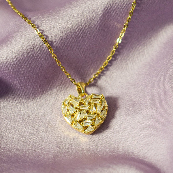 Lustrous Love Charm Necklace