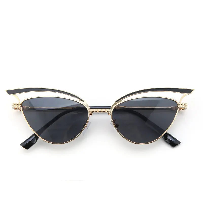 Luxe Arc Cat-Eye Shades – Black | Salty