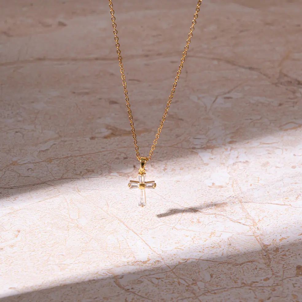 Luxe Cross Necklace | Salty
