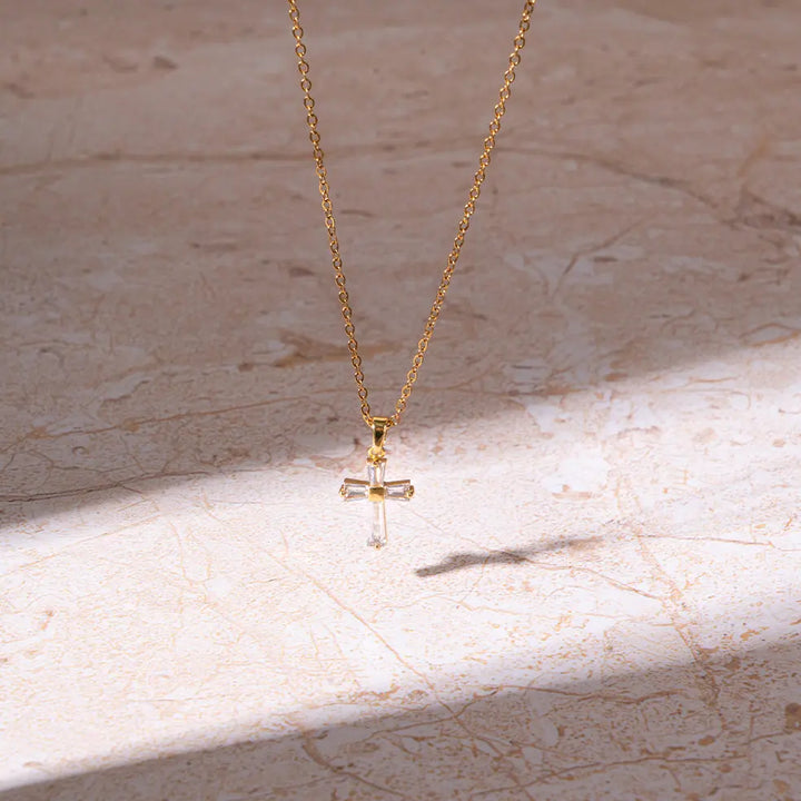 Luxe Cross Necklace | Salty