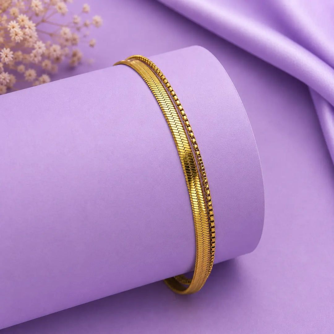 Luxe Layer Anklet | Salty