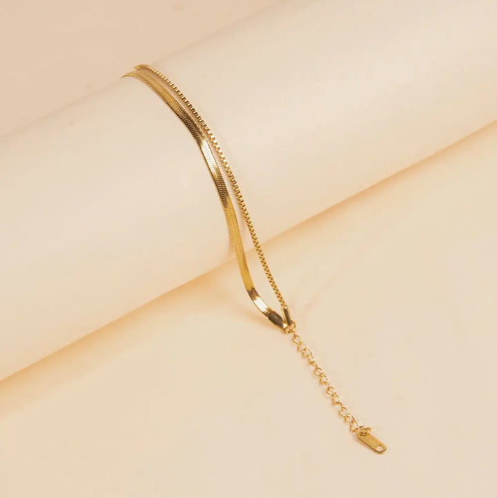 Luxe Layer Anklet | Salty