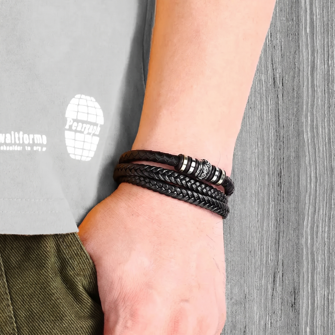 Stavros Ethnic Style Bracelet - Silver | Salty