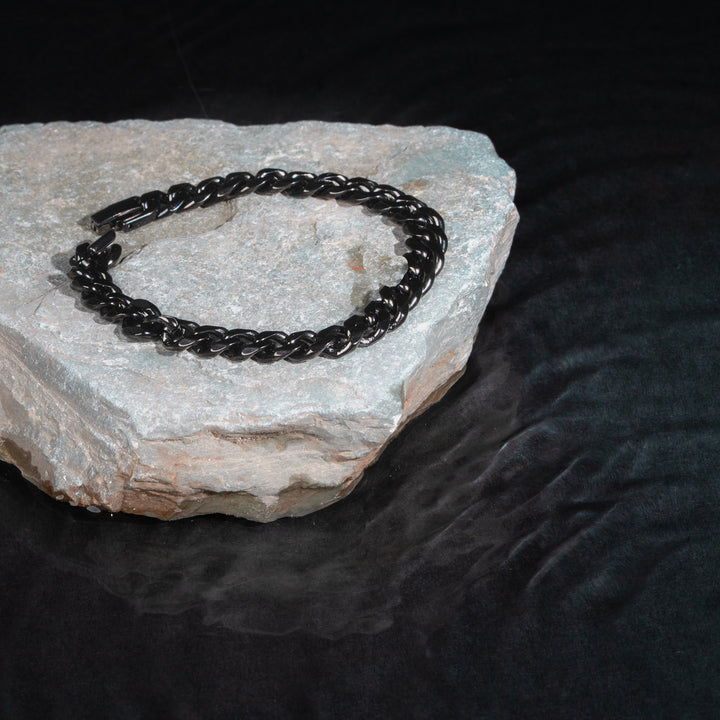 Hades Classic Black Thick Bracelet