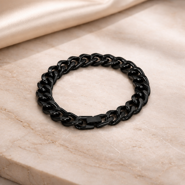 Hades Classic Black Thick Bracelet