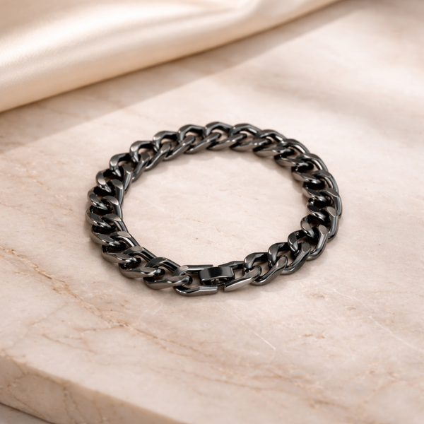 Hades Classic Black Thick Bracelet