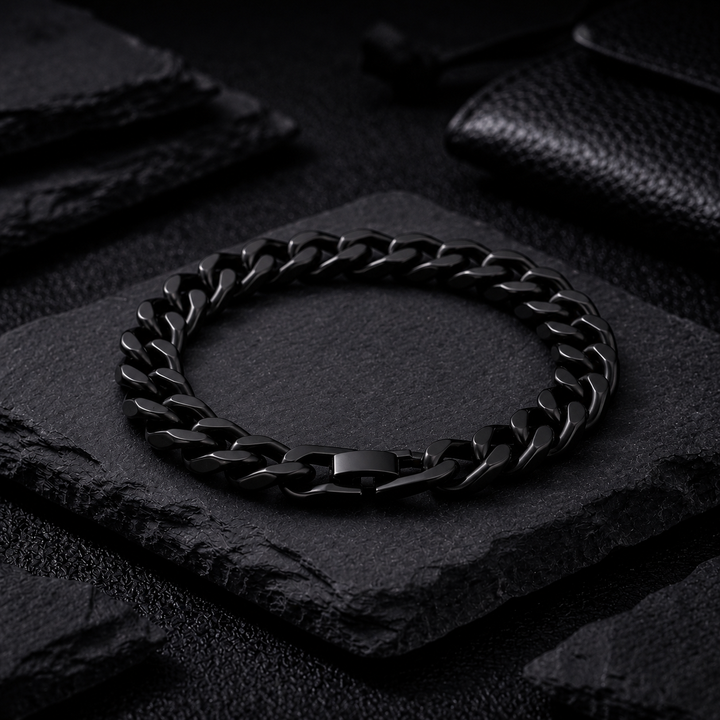 Hades Classic Black Thick Bracelet
