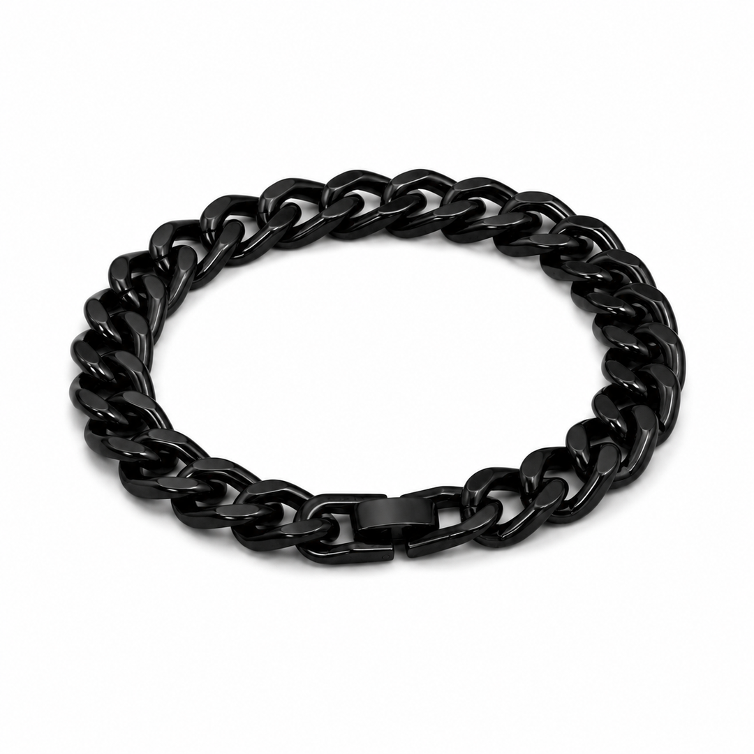 Hades Classic Black Thick Bracelet