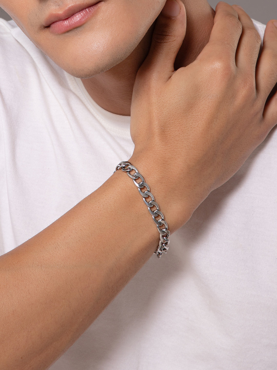 Classic Cuban Silver Bracelet