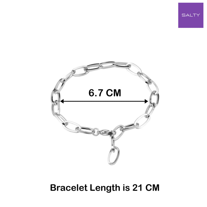 Rice Link Chain Bracelet