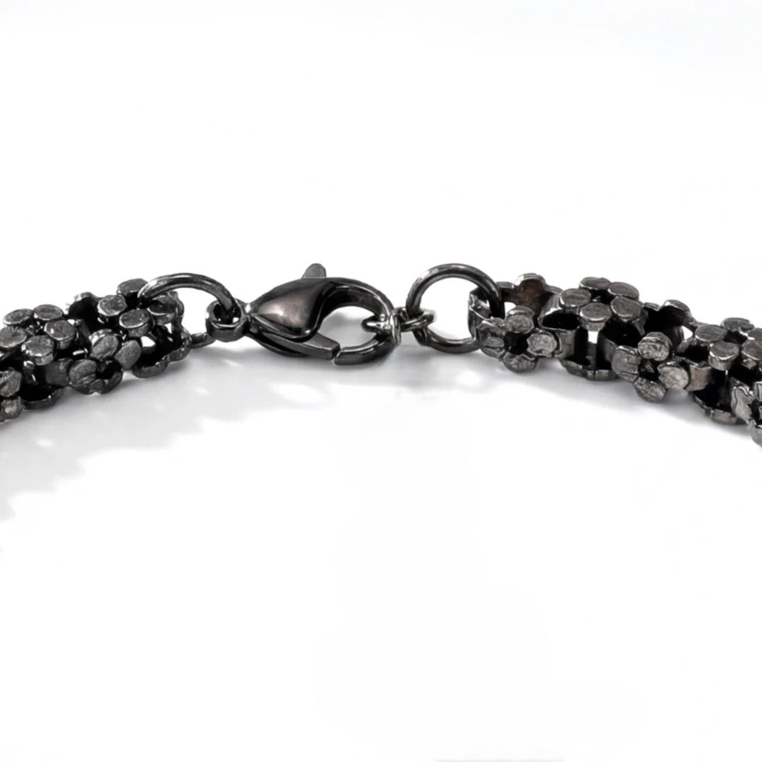 Dark Petal Cluster Bracelet