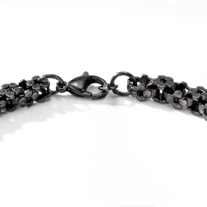 Dark Petal Cluster Bracelet
