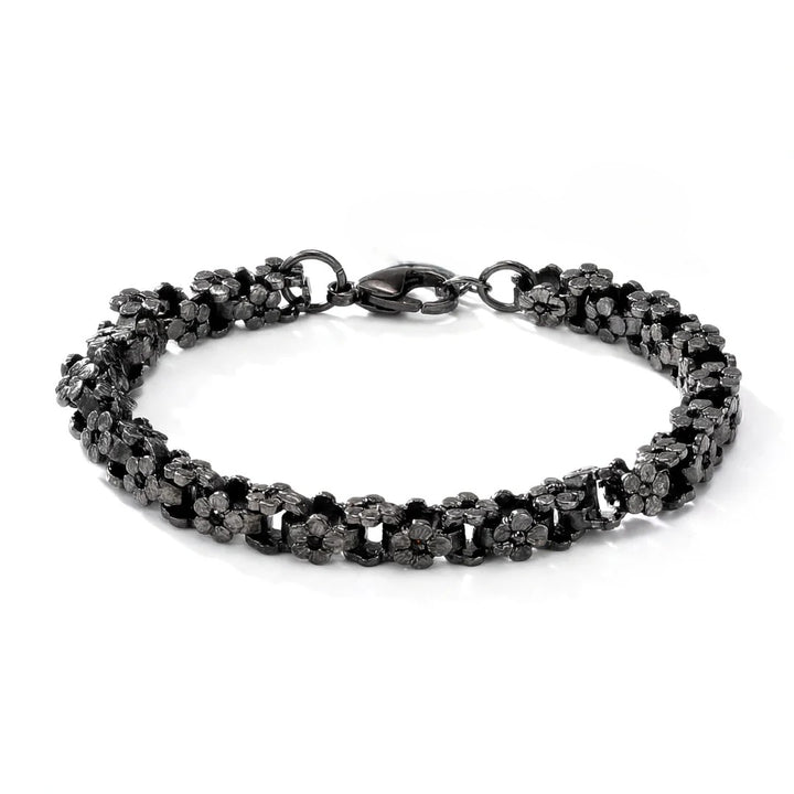 Dark Petal Cluster Bracelet