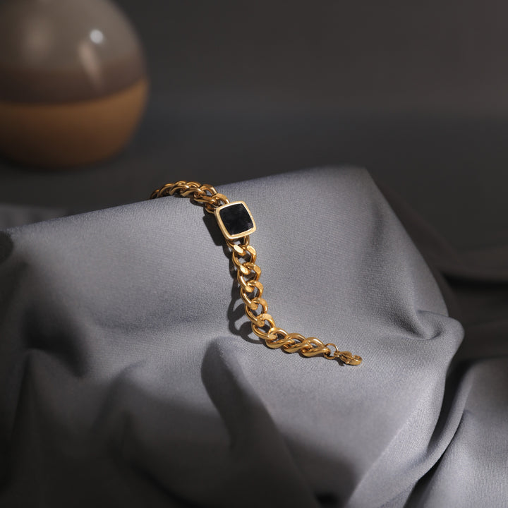 Classic Golden Black Bracelet