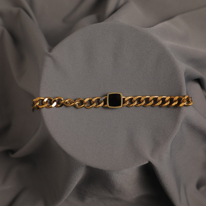 Classic Golden Black Bracelet