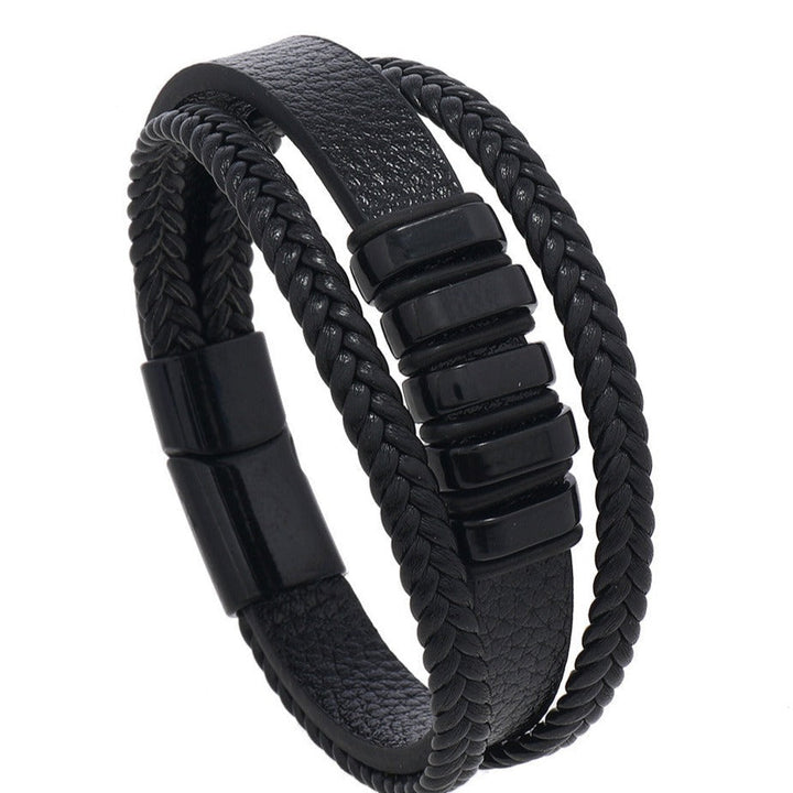 Urban Nomad Leather Band- black - Salty Accessories