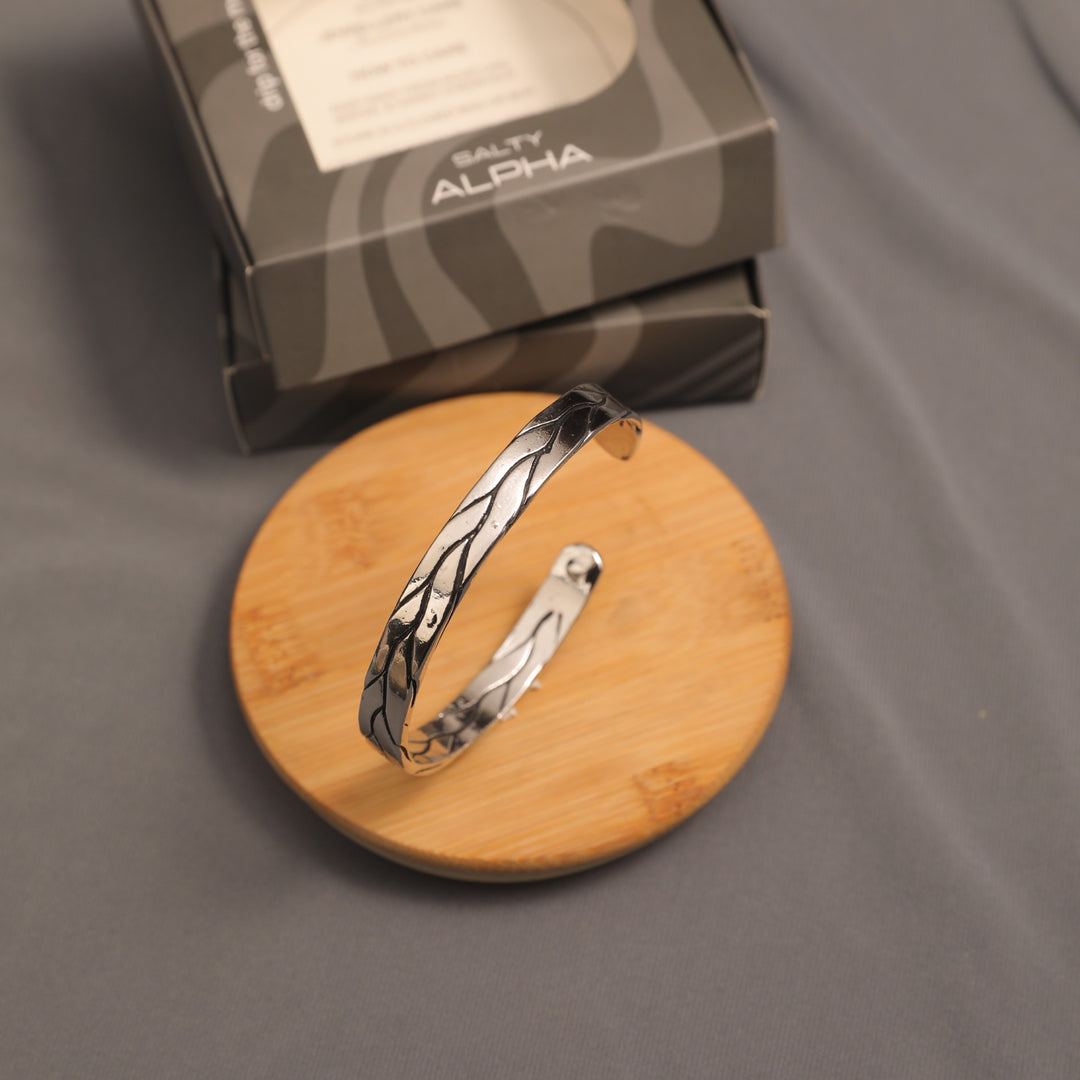 Mohawk Silver Cuff - Salty Accessories