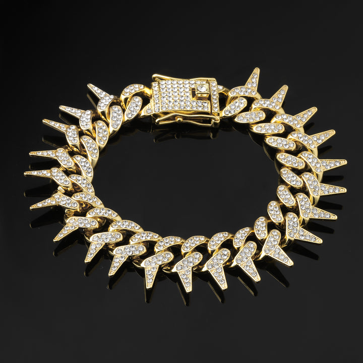 Gothic Thorns Bracelet - Gold