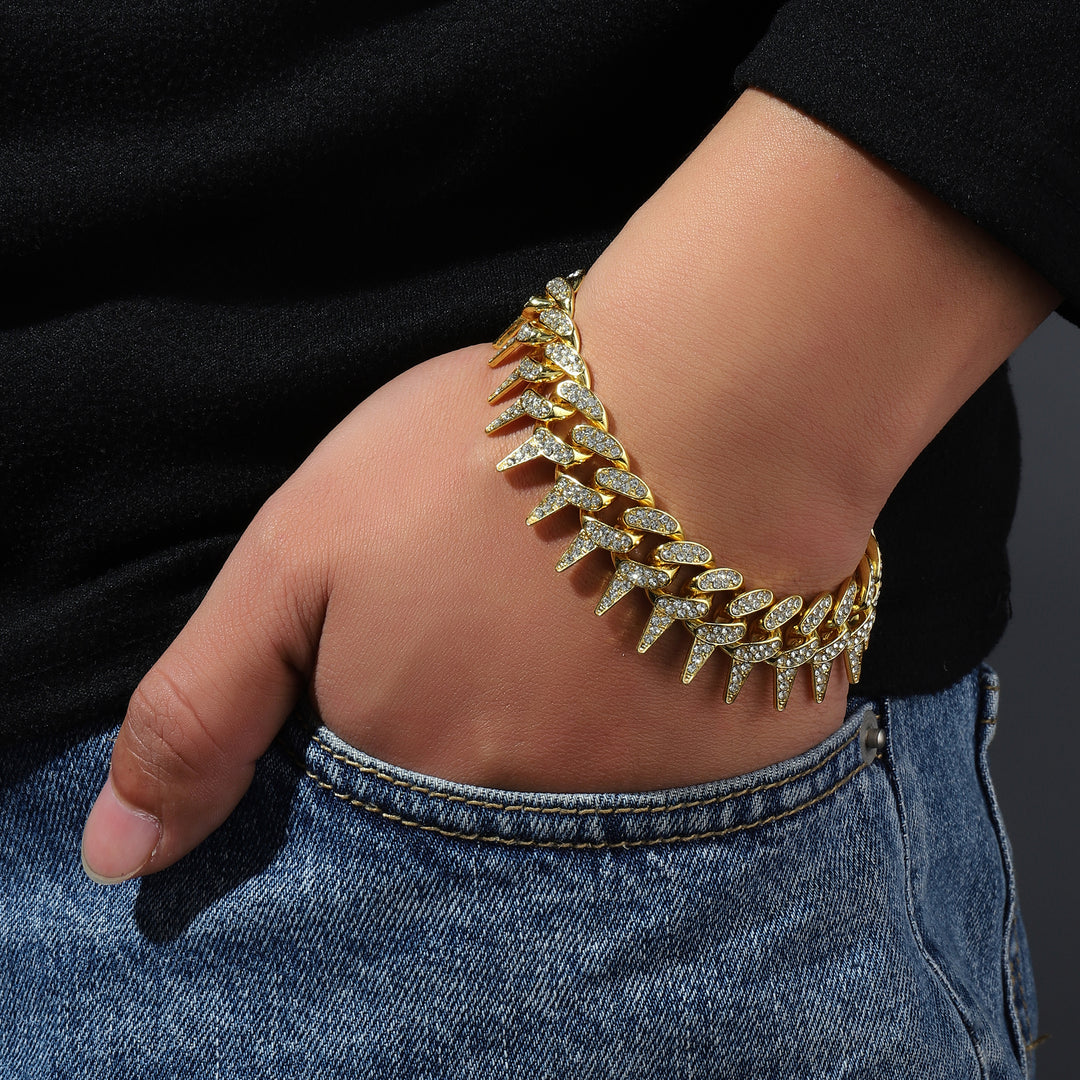 Gothic Thorns Bracelet - Gold