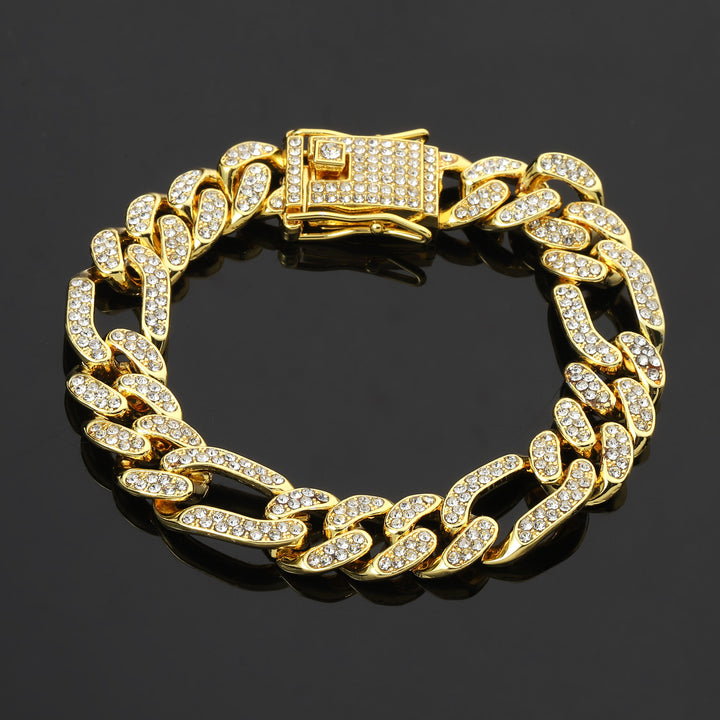 Anarchy Golden Punk Bracelet