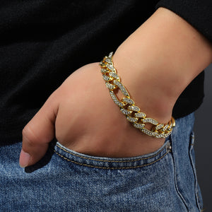 Anarchy Golden Punk Bracelet - Salty Accessories
