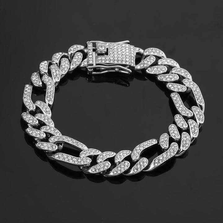 Anarchy Silver Punk Bracelet