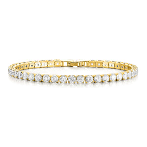 Radiance Tennis Bracelet - Gold - Salty Accessories