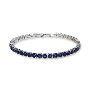 Radiance Tennis Bracelet - Sapphire - Salty Accessories