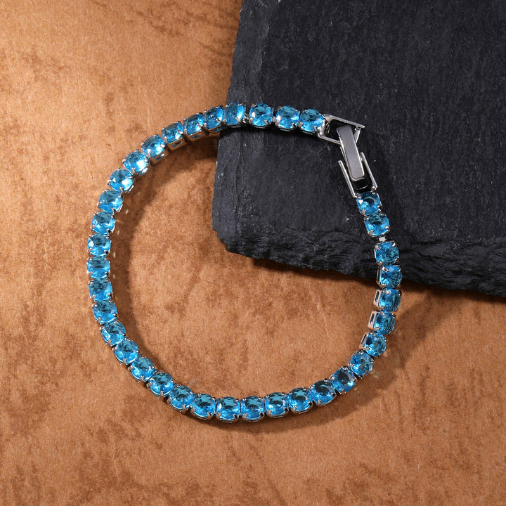 Radiance Tennis Bracelet - Aqua