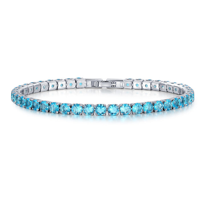 Radiance Tennis Bracelet - Aqua