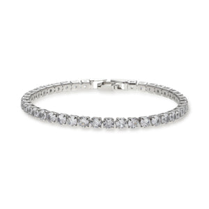 Radiance Tennis Bracelet - Silver - Salty Accessories