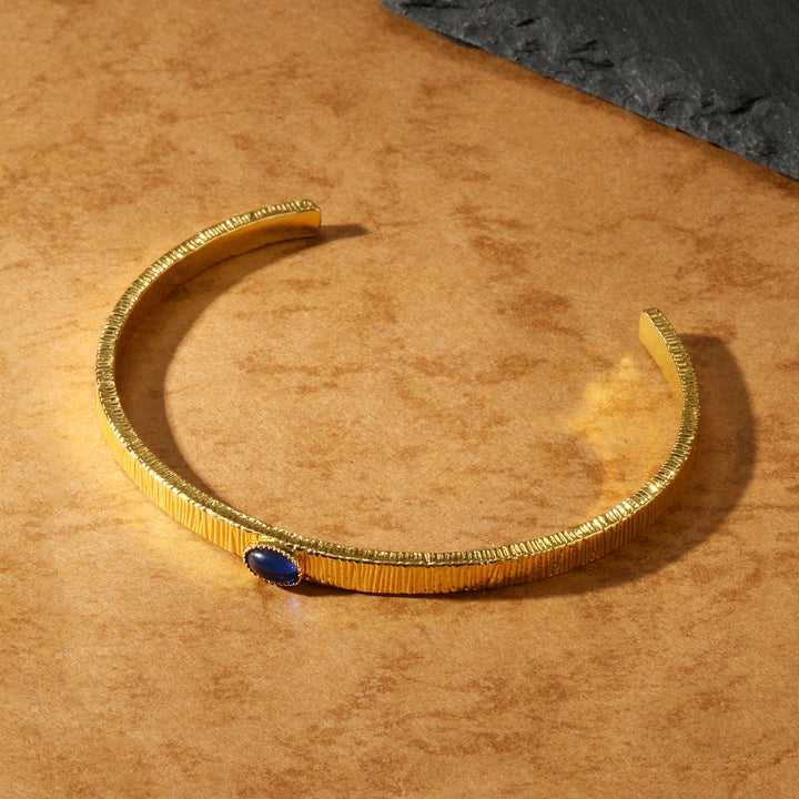 Blue Garnet Birthstone Bracelet