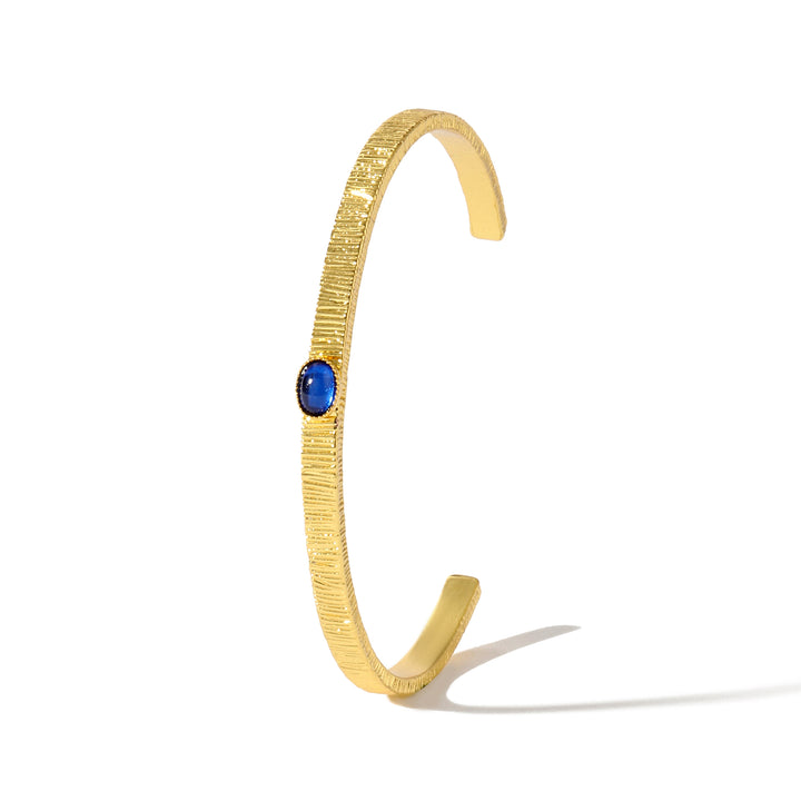 Blue Garnet Birthstone Bracelet