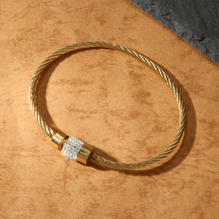 Sleek Cable Bracelet