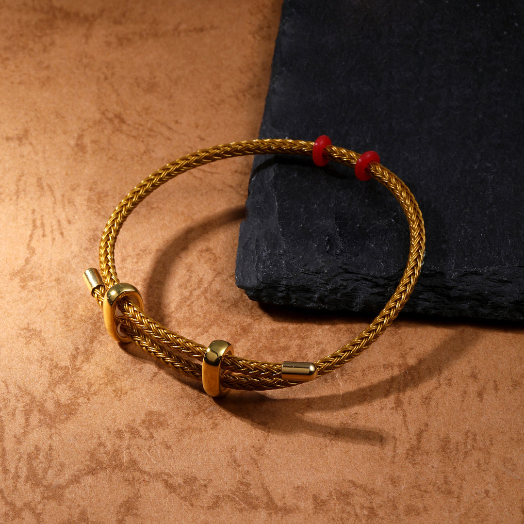 Adjustable Braided Wire Bracelet
