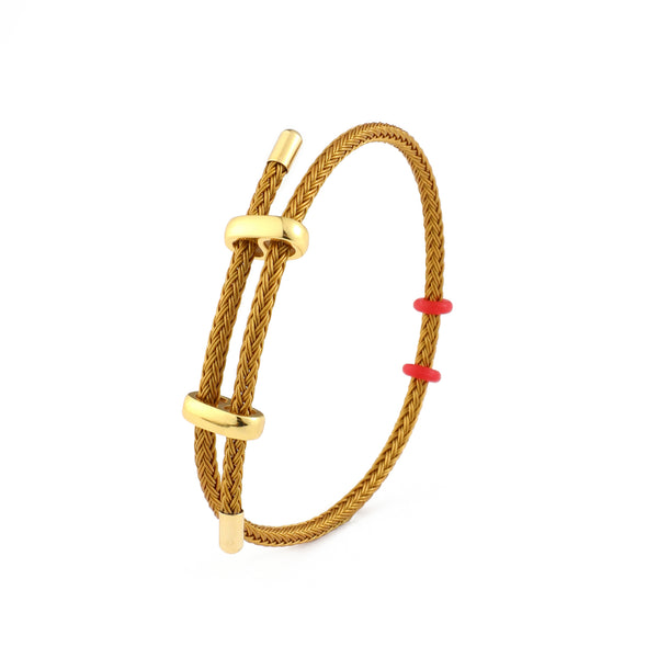 Adjustable Braided Wire Bracelet