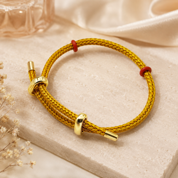 Adjustable Braided Wire Bracelet