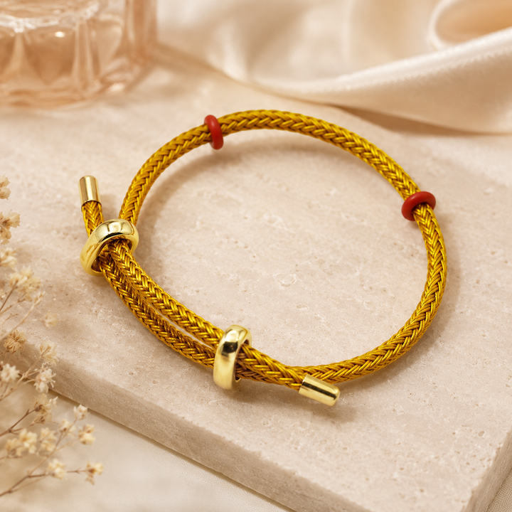 Adjustable Braided Wire Bracelet
